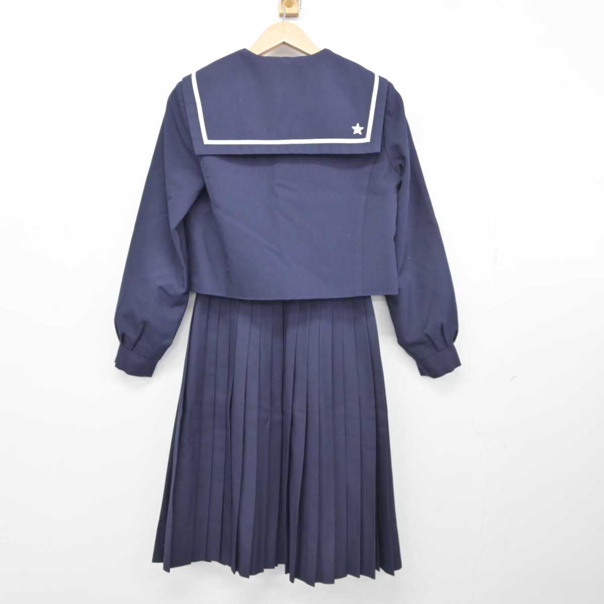 【中古】和歌山県 星林高等学校 女子制服 4点 (セーラー服・スカート) sf040673