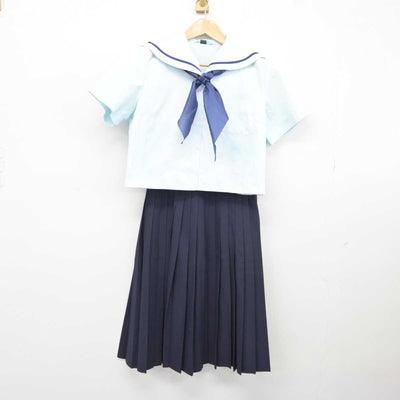 【中古】和歌山県 星林高等学校 女子制服 4点 (セーラー服・セーラー服・スカート) sf040674