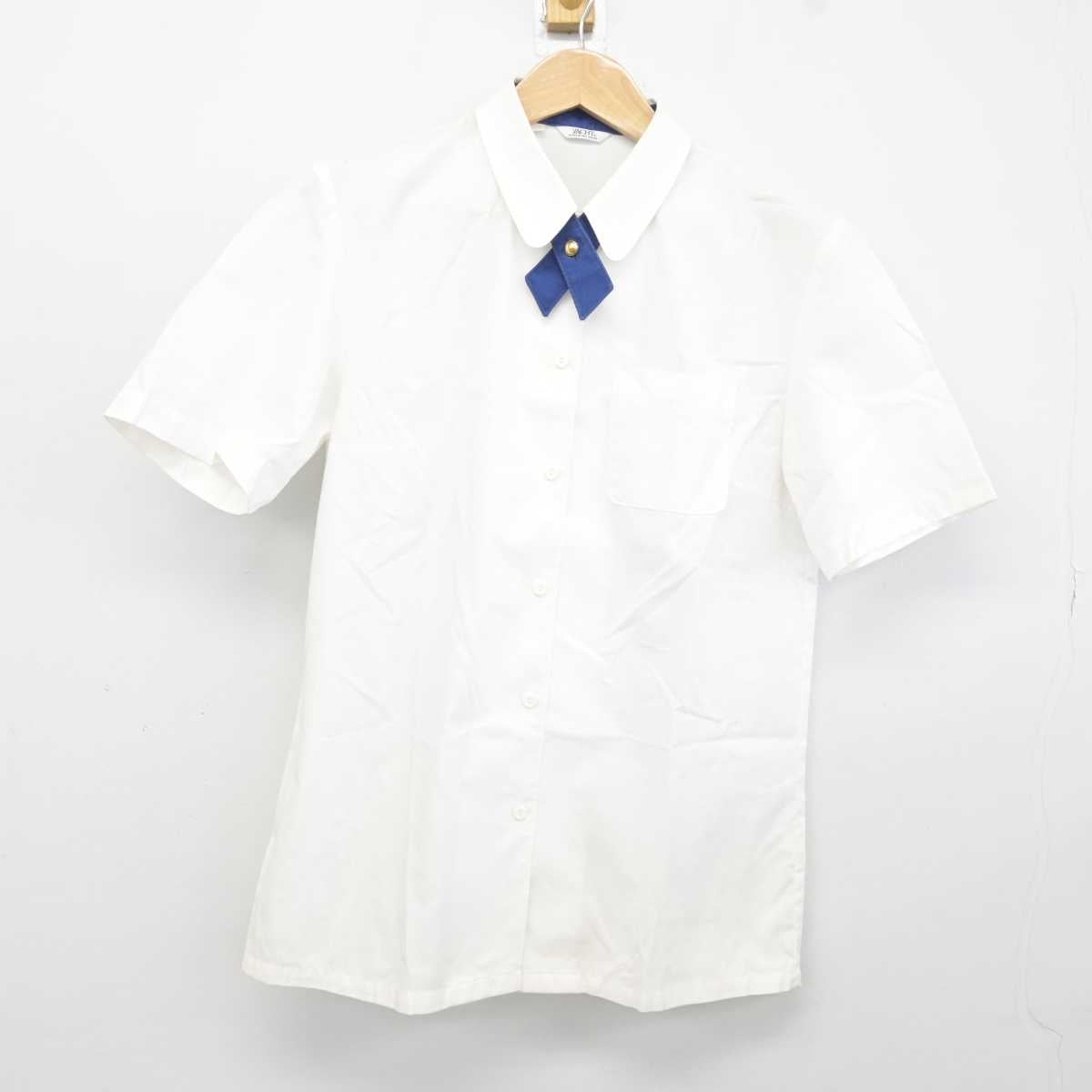 【中古】埼玉県 東京成徳大学深谷高等学校 女子制服 2点 (シャツ・ニットベスト) sf040680