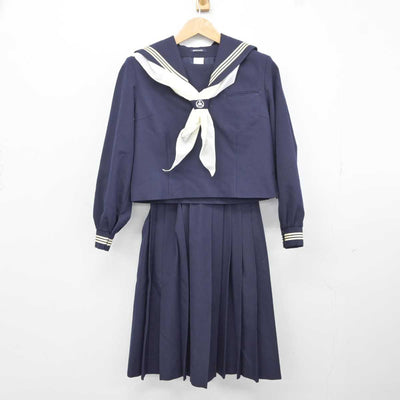 【中古】埼玉県 玉ノ岡中学校 女子制服 3点 (セーラー服・スカート) sf040683