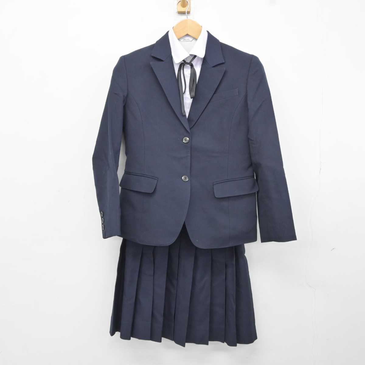 【中古】大阪府 三国丘高等学校 女子制服 7点 (ブレザー・シャツ・スカート) sf040687