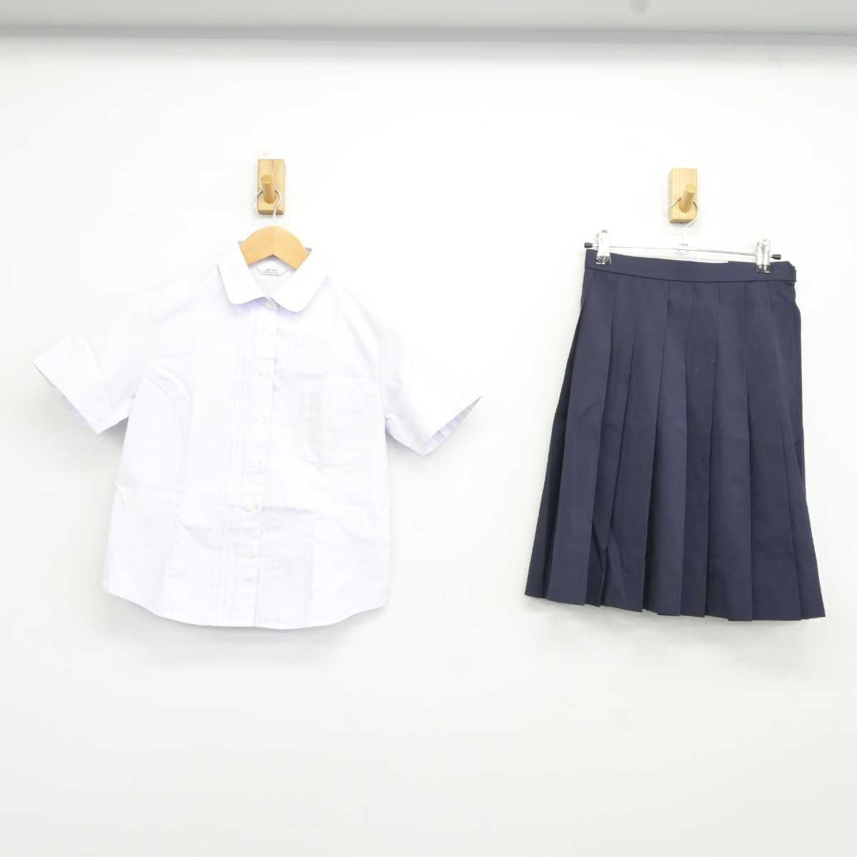 【中古】大阪府 三国丘高等学校 女子制服 2点 (シャツ・スカート) sf040688