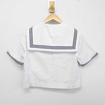 【中古】徳島県 加茂名中学校 女子制服 2点 (セーラー服・スカート) sf040695