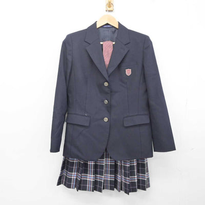 【中古】徳島県 生光学園中学校・高等学校 女子制服 3点 (ブレザー・スカート) sf040696