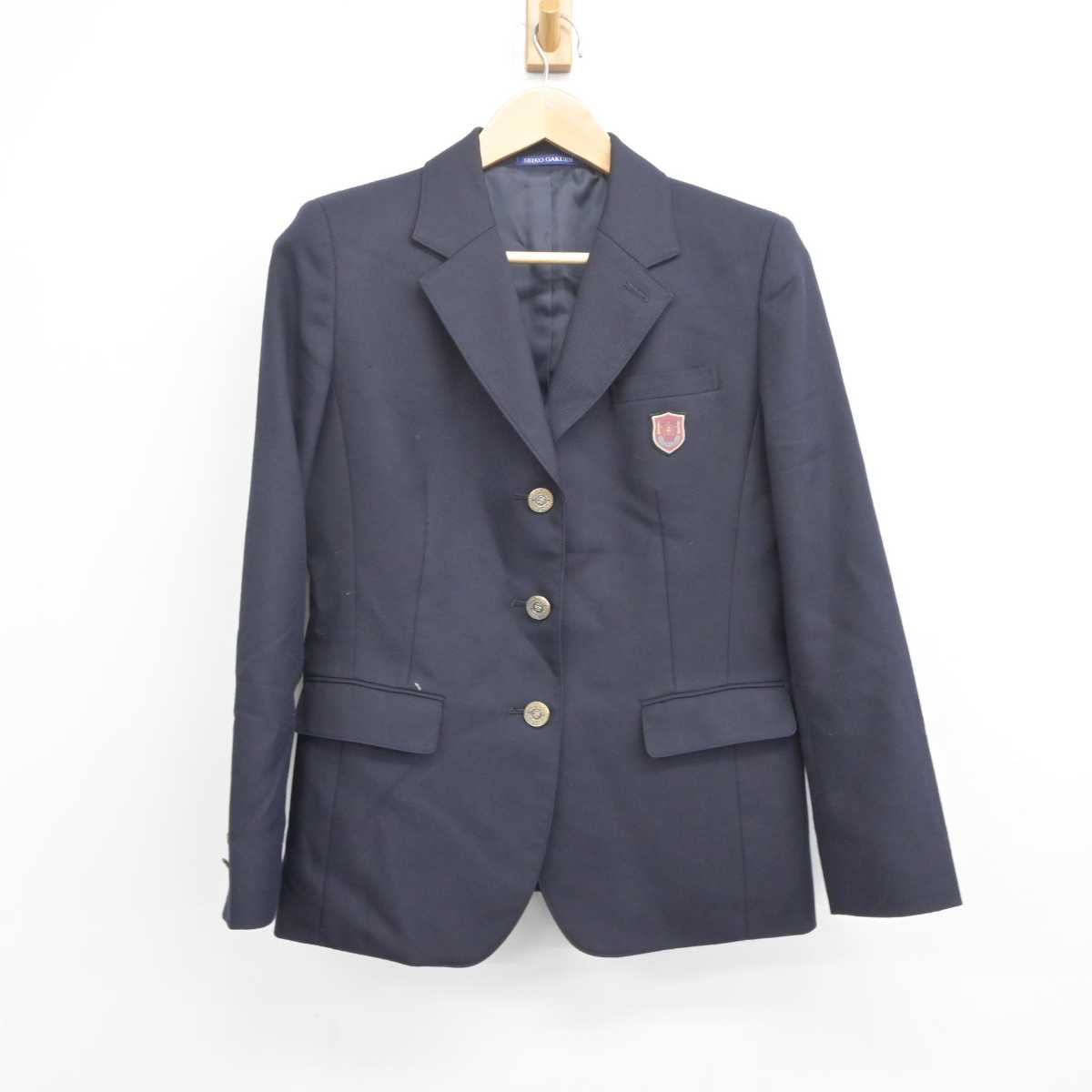 【中古】徳島県 生光学園中学校・高等学校 女子制服 3点 (ブレザー・スカート) sf040696