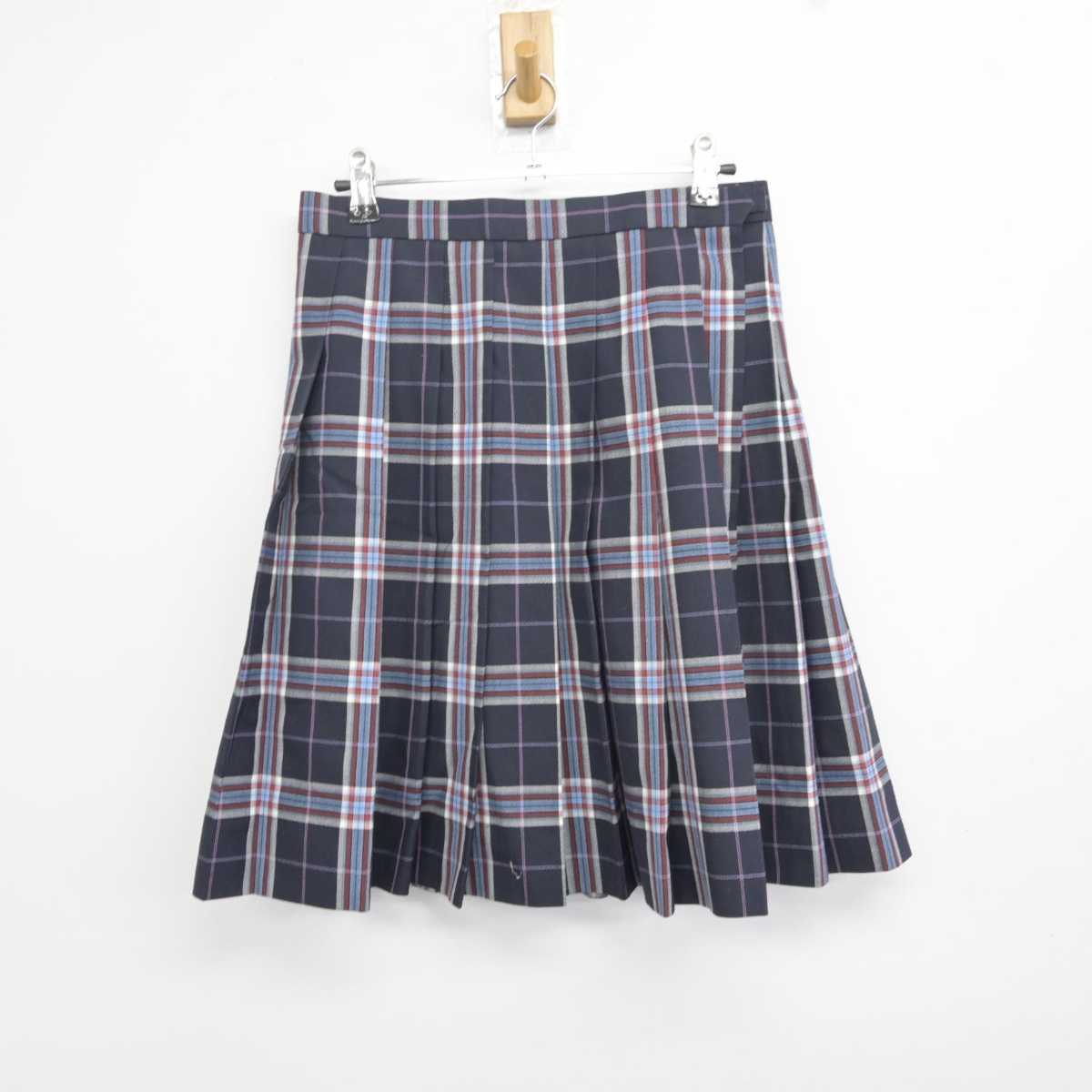 【中古】徳島県 生光学園中学校・高等学校 女子制服 2点 (シャツ・スカート) sf040697