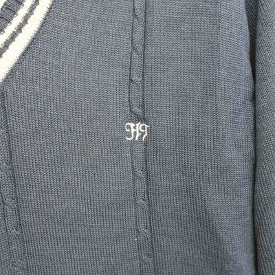 【中古】大阪府 初芝富田林中学校・高等学校 女子制服 2点 (ニット・シャツ) sf040715