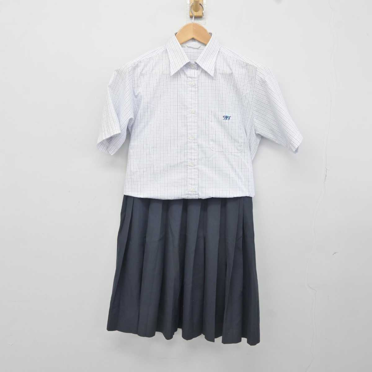 【中古】大阪府 初芝富田林中学校・高等学校 女子制服 2点 (シャツ・スカート) sf040716