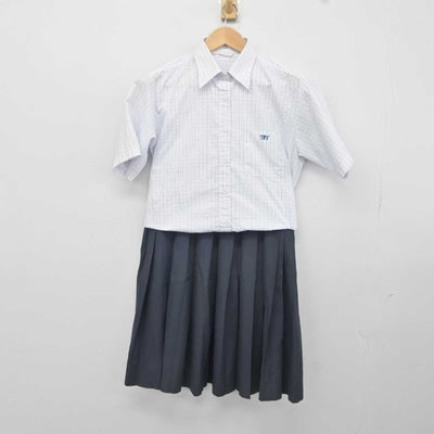 【中古】大阪府 初芝富田林中学校・高等学校 女子制服 2点 (シャツ・スカート) sf040716