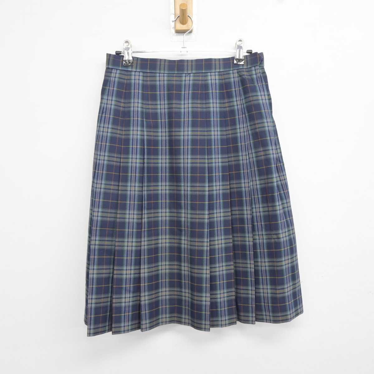 【中古】宮城県 蒲町中学校 女子制服 4点 (ブレザー・ベスト・スカート) sf040732