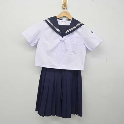 【中古】秋田県 森吉中学校 女子制服 2点 (セーラー服・スカート) sf040738