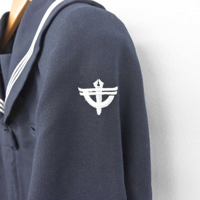 【中古】秋田県 森吉中学校 女子制服 2点 (セーラー服・スカート) sf040740