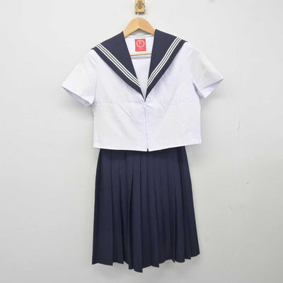 【中古】愛知県 葉栗中学校 女子制服 2点 (セーラー服・スカート) sf040743