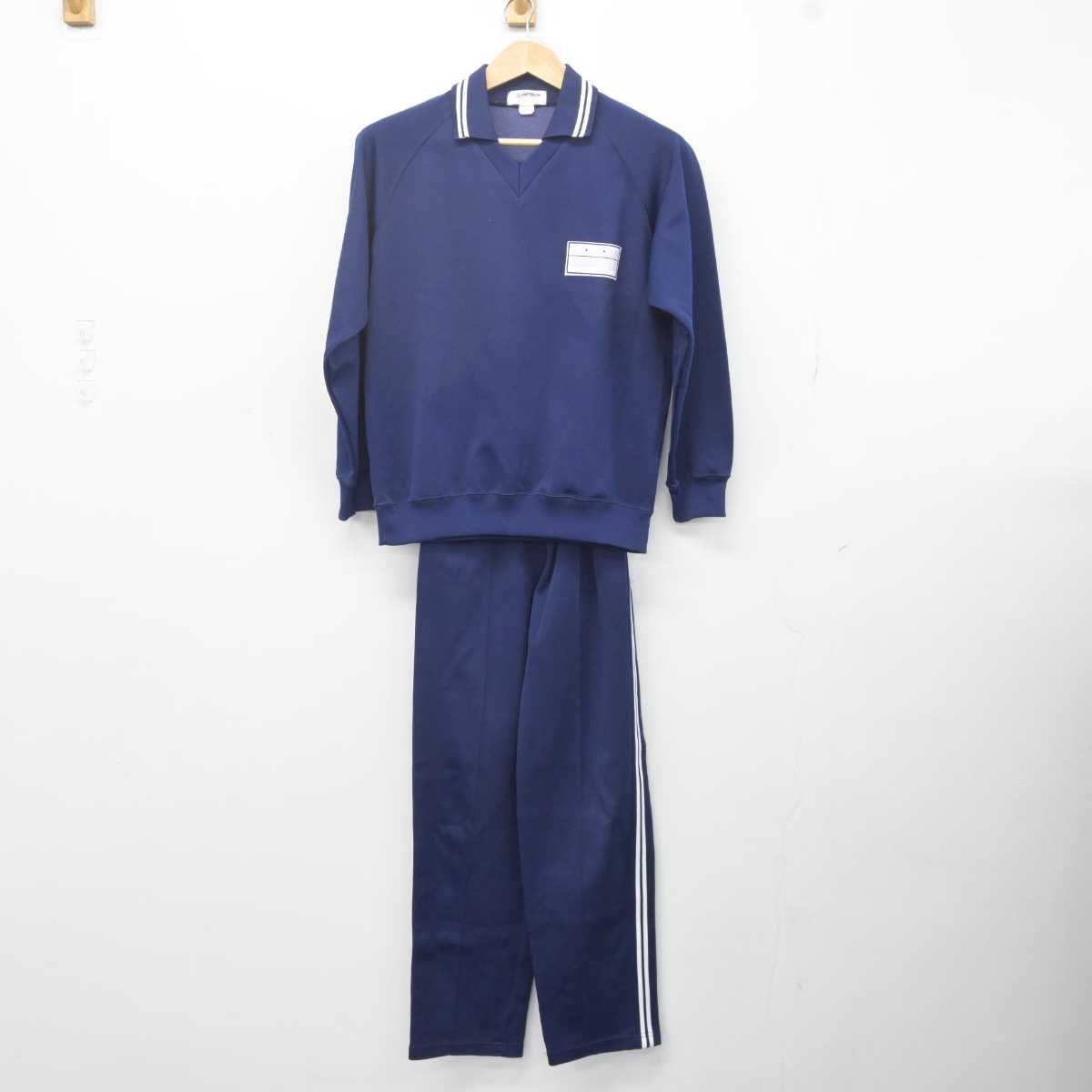 【中古】愛知県 葉栗中学校 女子制服 3点 (ジャージ 上・ジャージ 下・体操服 下) sf040744