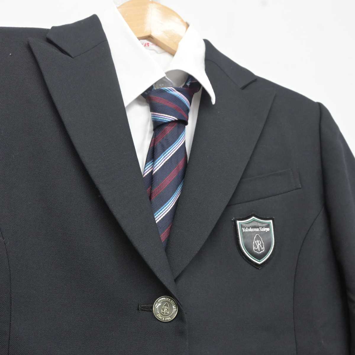 【中古】神奈川県 横浜翠陵高等学校 女子制服 4点 (ブレザー・シャツ・スカート) sf040746