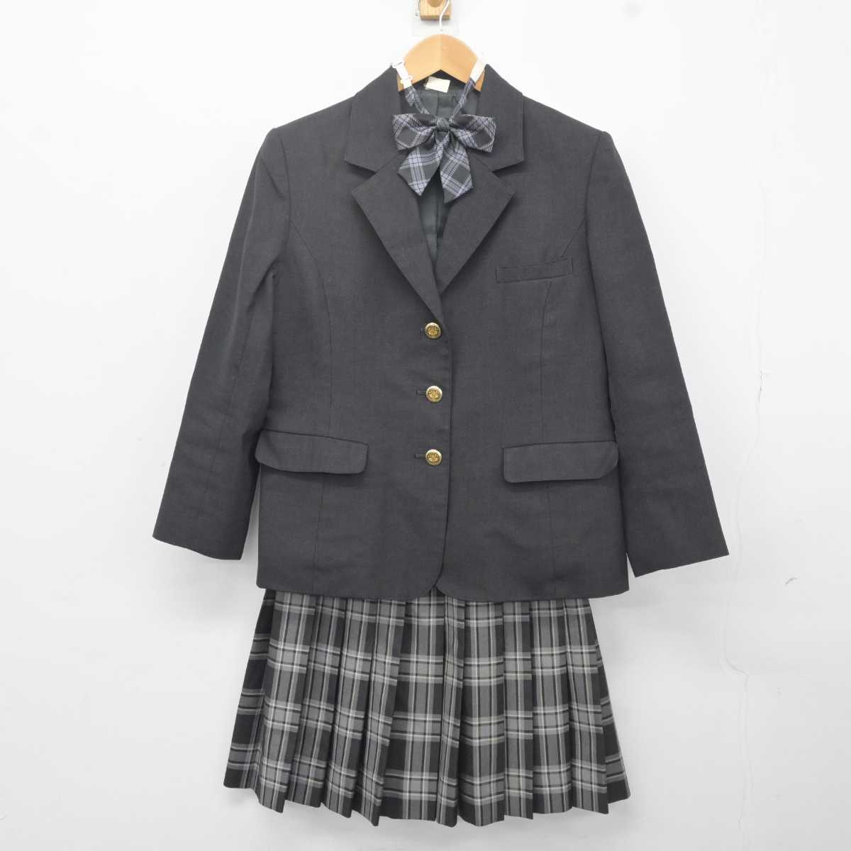 【中古】東京都 大泉桜高等学校 女子制服 3点 (ブレザー・スカート) sf040753