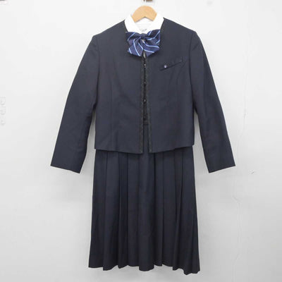 【中古】佐賀県 佐賀女子高等学校 女子制服 4点 (ブレザー・ジャンパースカート・シャツ) sf040762