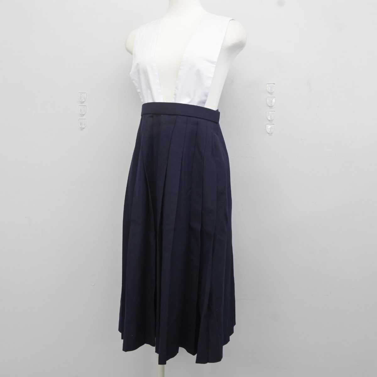 【中古】東京都 東京女学館中学校 女子制服 3点 (セーラー服・スカート) sf040766