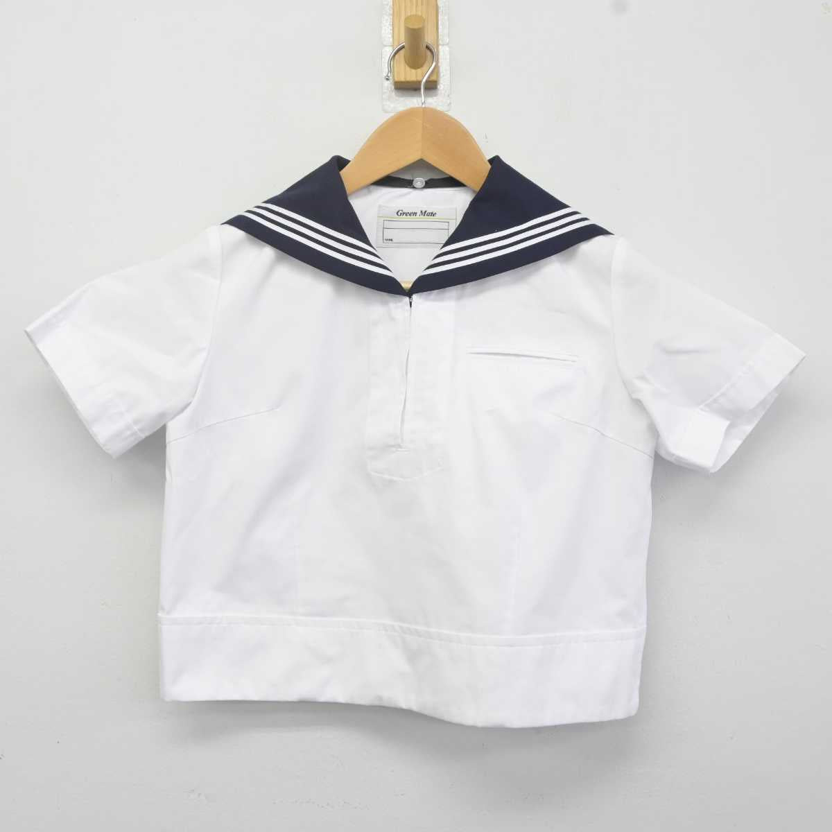 【中古】東京都 東京女学館中学校 女子制服 3点 (セーラー服・スカート) sf040767