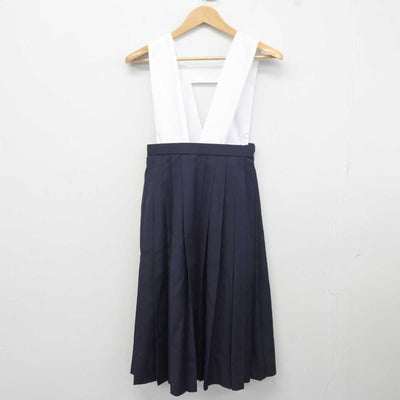 【中古】東京都 東京女学館中学校 女子制服 3点 (セーラー服・スカート) sf040767