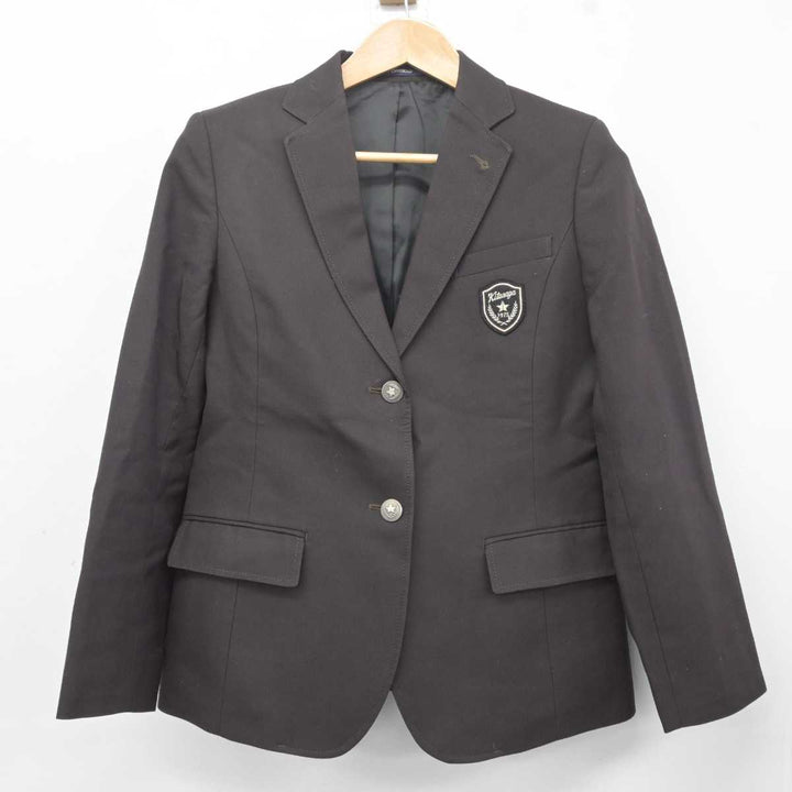 2024-25 秋冬新作  中古】京都府 北嵯峨高等学校 女子制服 3点 (ブレザー・スカート シャツ