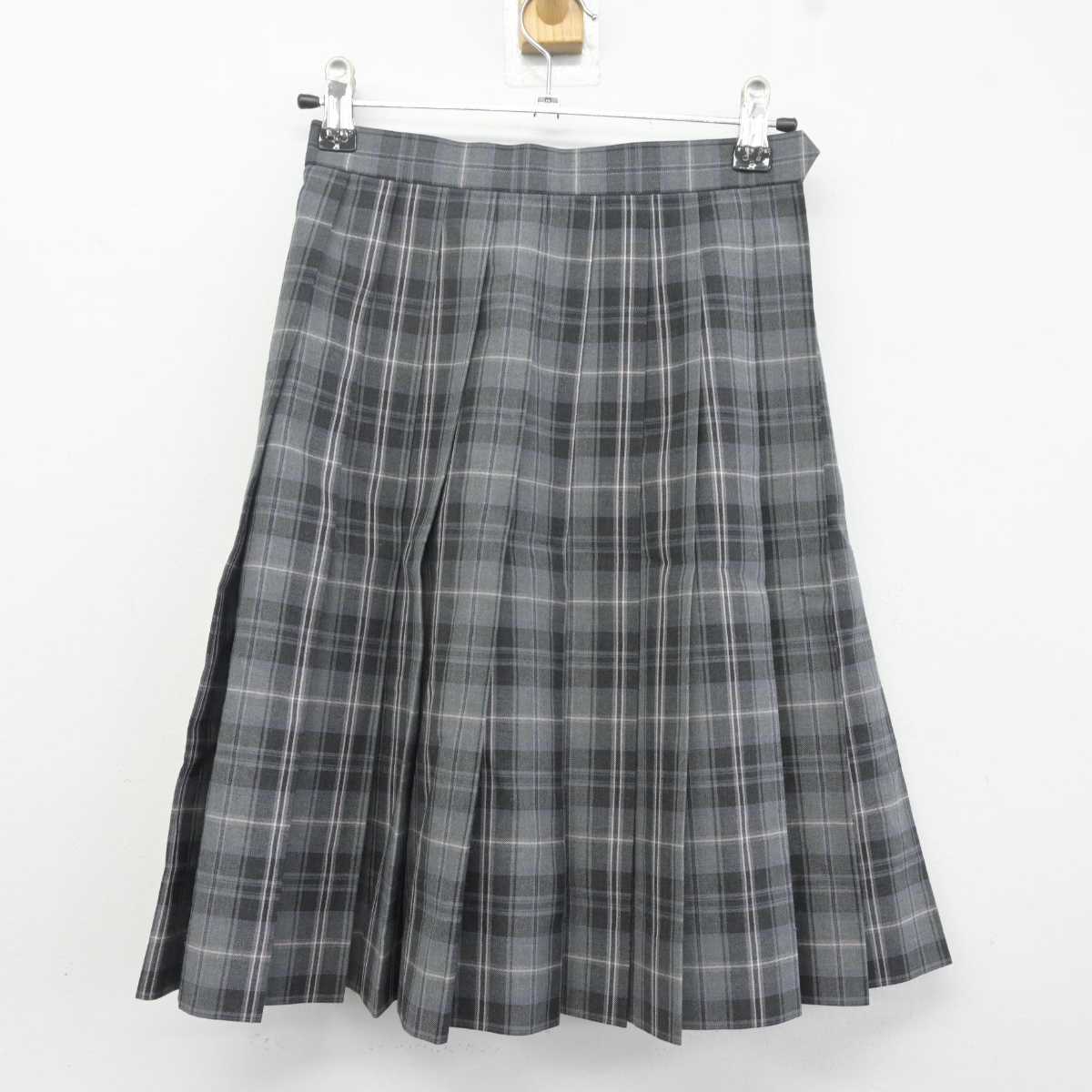 【中古】神奈川県 白鵬女子高等学校 女子制服 3点 (ニットベスト・シャツ・スカート) sf040774