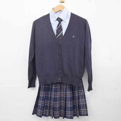 【中古】神奈川県 白鵬女子高等学校 女子制服 4点 (ブレザー・ニット・シャツ・スカート) sf040777