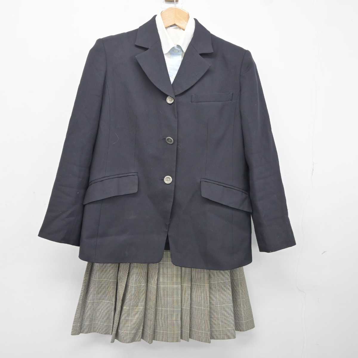 【中古】埼玉県 淑徳与野高等学校 女子制服 4点 (ブレザー・シャツ・スカート) sf040793