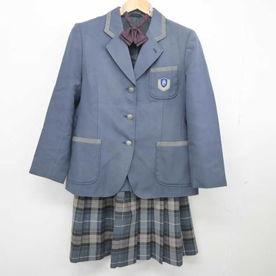 【中古】秋田県 山王中学校 女子制服 3点 (ブレザー・スカート) sf040801