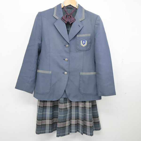 【中古】秋田県 山王中学校 女子制服 3点 (ブレザー・スカート) sf040801 | 中古制服通販パレイド