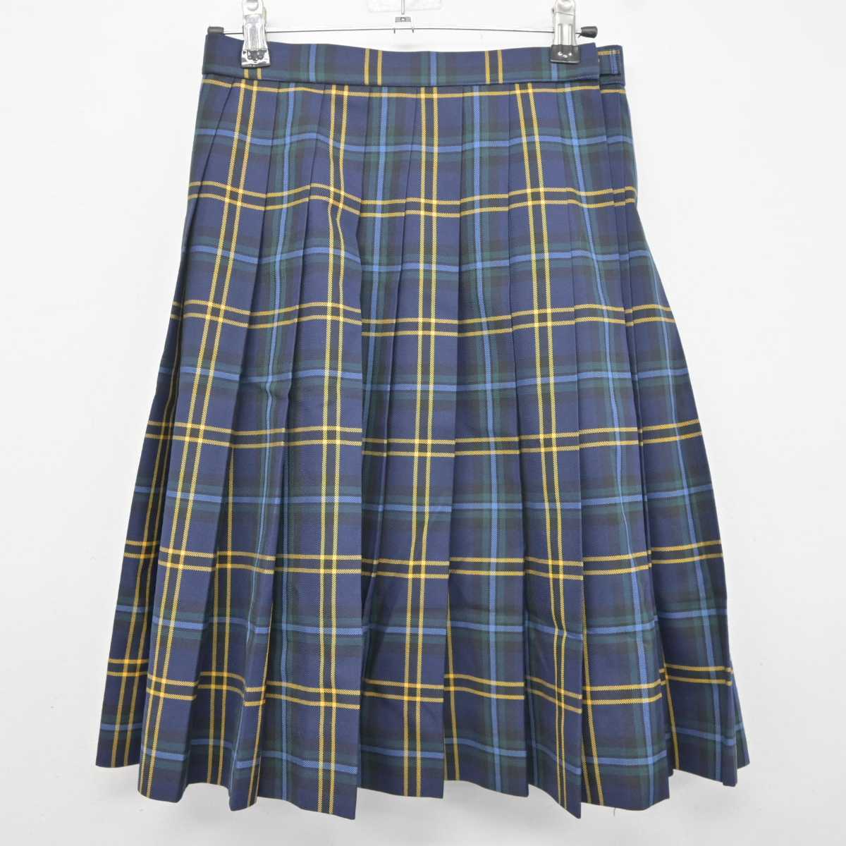 【中古】千葉県 日本体育大学柏高等学校 女子制服 4点 (シャツ・ニット・スカート) sf040804