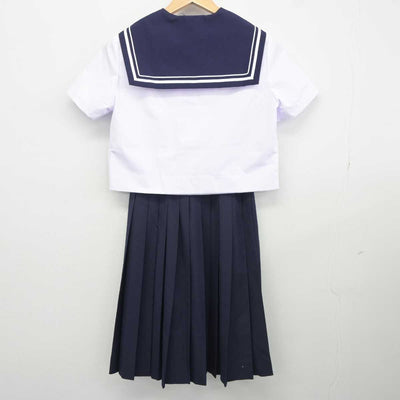 【中古】山形県 山形市立第十中学校 女子制服 3点 (セーラー服・スカート) sf040824