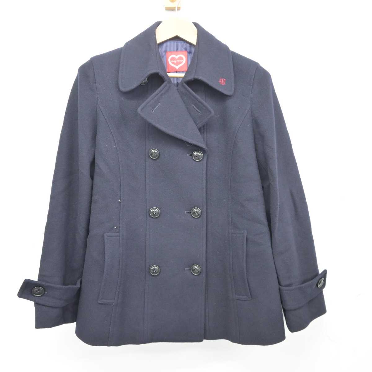 【中古】福岡県 福岡大学附属若葉高等学校 女子制服 1点 (コート) sf040831