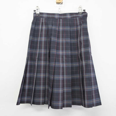 【中古】大分県 福徳学院高等学校 女子制服 5点 (シャツ・ニットベスト・スカート) sf040852