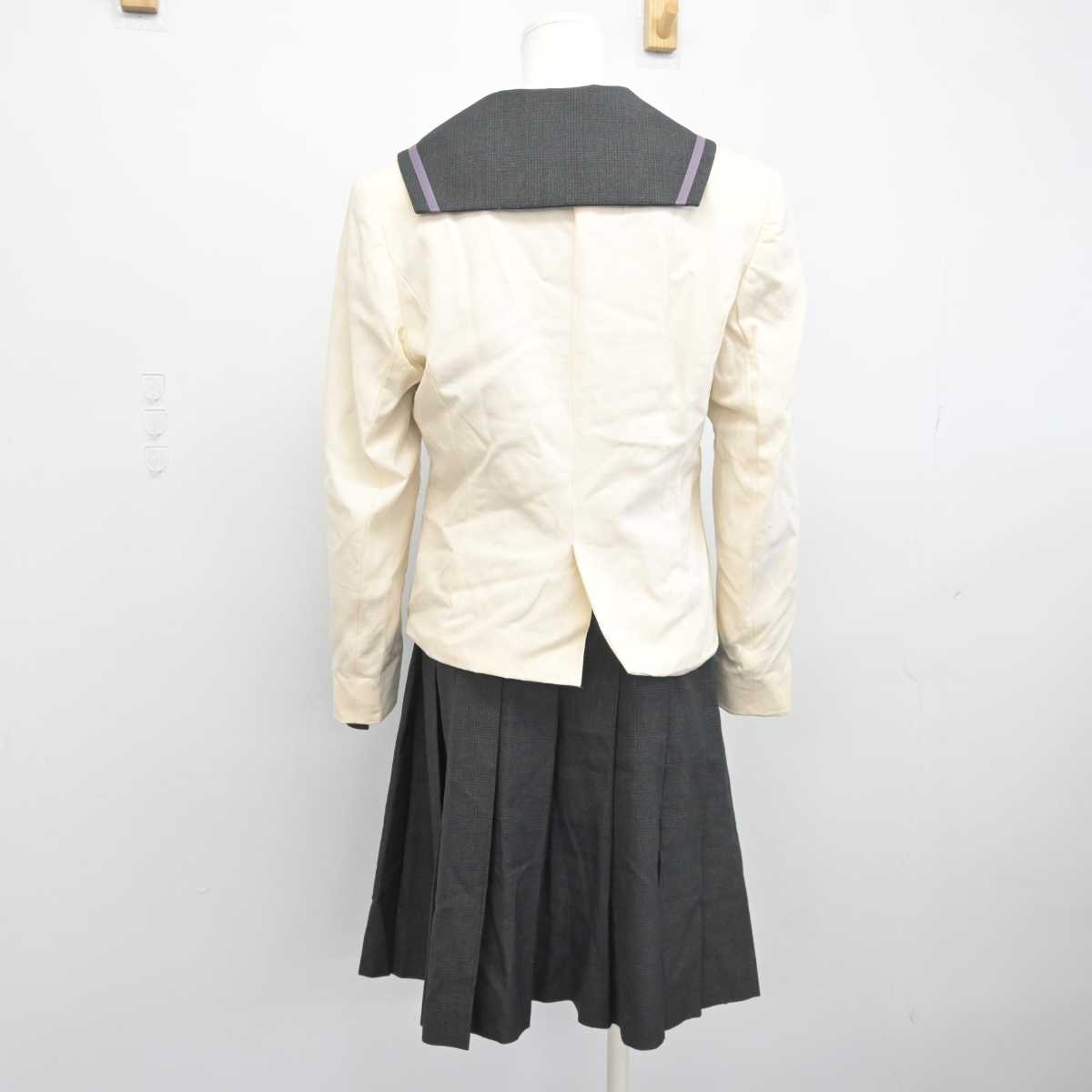 【中古】埼玉県 浦和麗明高等学校 女子制服 5点 (ブレザー・セーラー服・スカート) sf040864