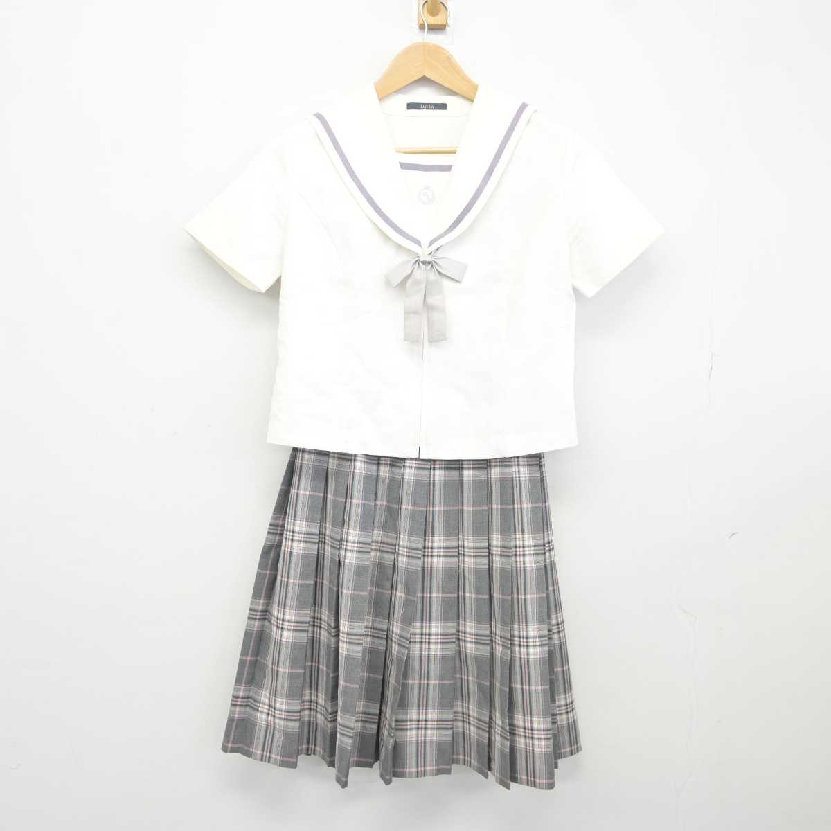 【中古】埼玉県 浦和麗明高等学校 女子制服 3点 (セーラー服・スカート) sf040865