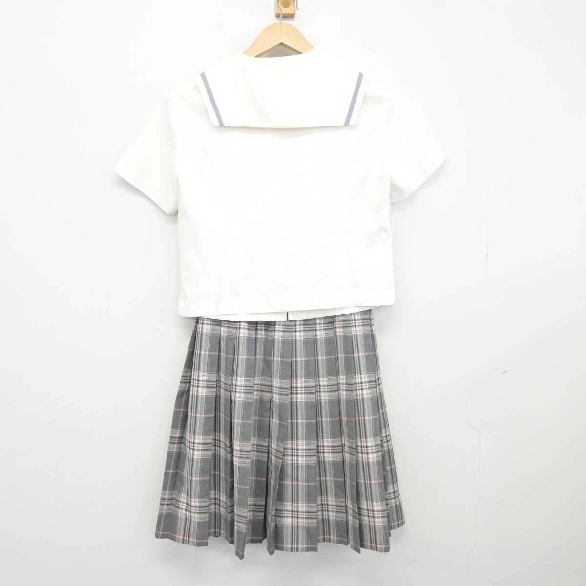 【中古】埼玉県 浦和麗明高等学校 女子制服 3点 (セーラー服・スカート) sf040865