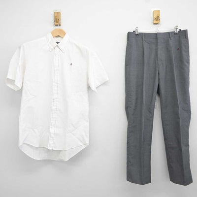 【中古】茨城県 常総学院高等学校 男子制服 3点 (シャツ・ズボン) sf040876