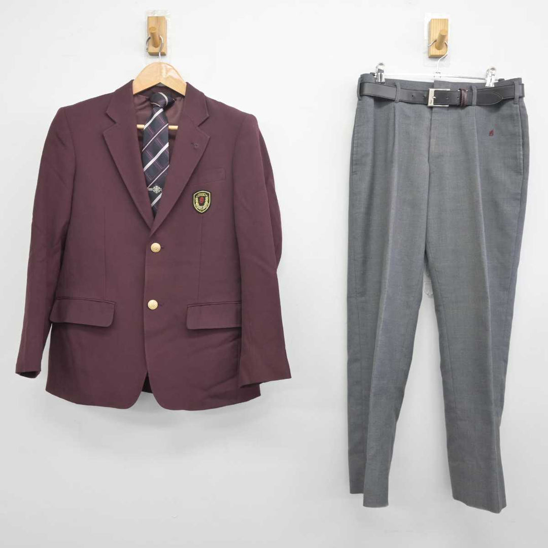 【中古】茨城県 常総学院高等学校 男子制服 4点 (ブレザー・ズボン) sf040877 | 中古制服通販パレイド