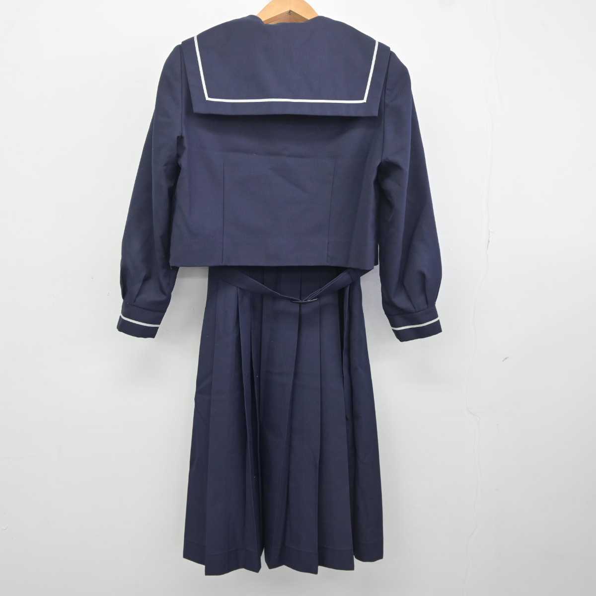 【中古】東京都 小岩第一中学校 女子制服 3点 (セーラー服・ジャンパースカート) sf040881