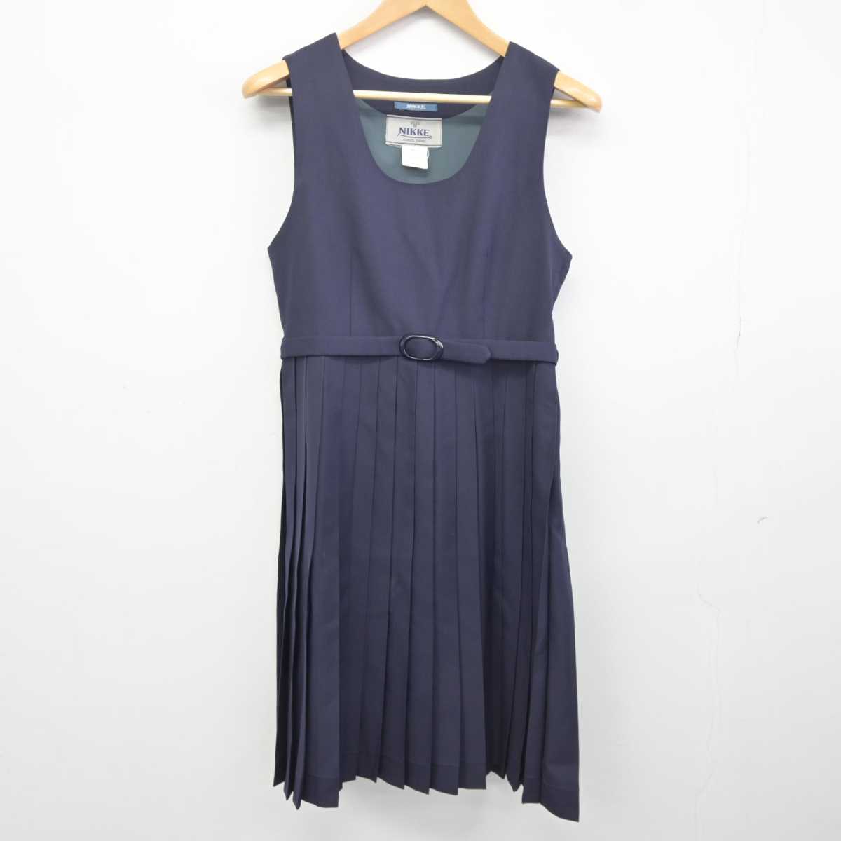 【中古】愛知県 椙山女学園中学校 女子制服 6点 (ブレザー・シャツ・ジャンパースカート) sf040888