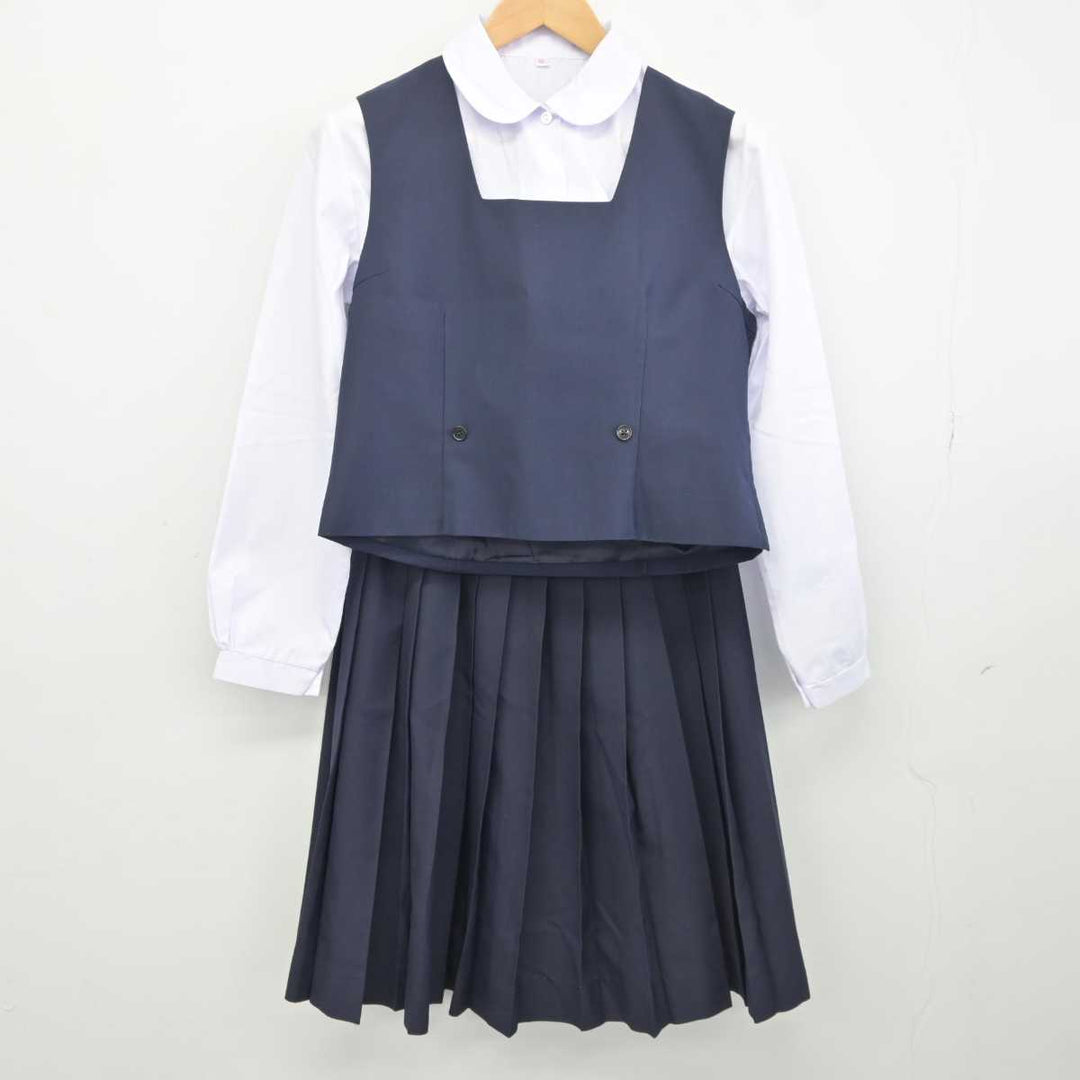 【中古】埼玉県 幡羅中学校 女子制服 5点 (ブレザー・ベスト・シャツ・スカート) sf040908 | 中古制服通販パレイド