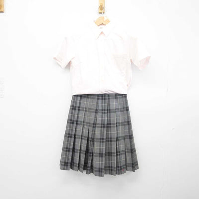 【中古】京都府 桃山高等学校 女子制服 3点 (シャツ・スカート) sf040915