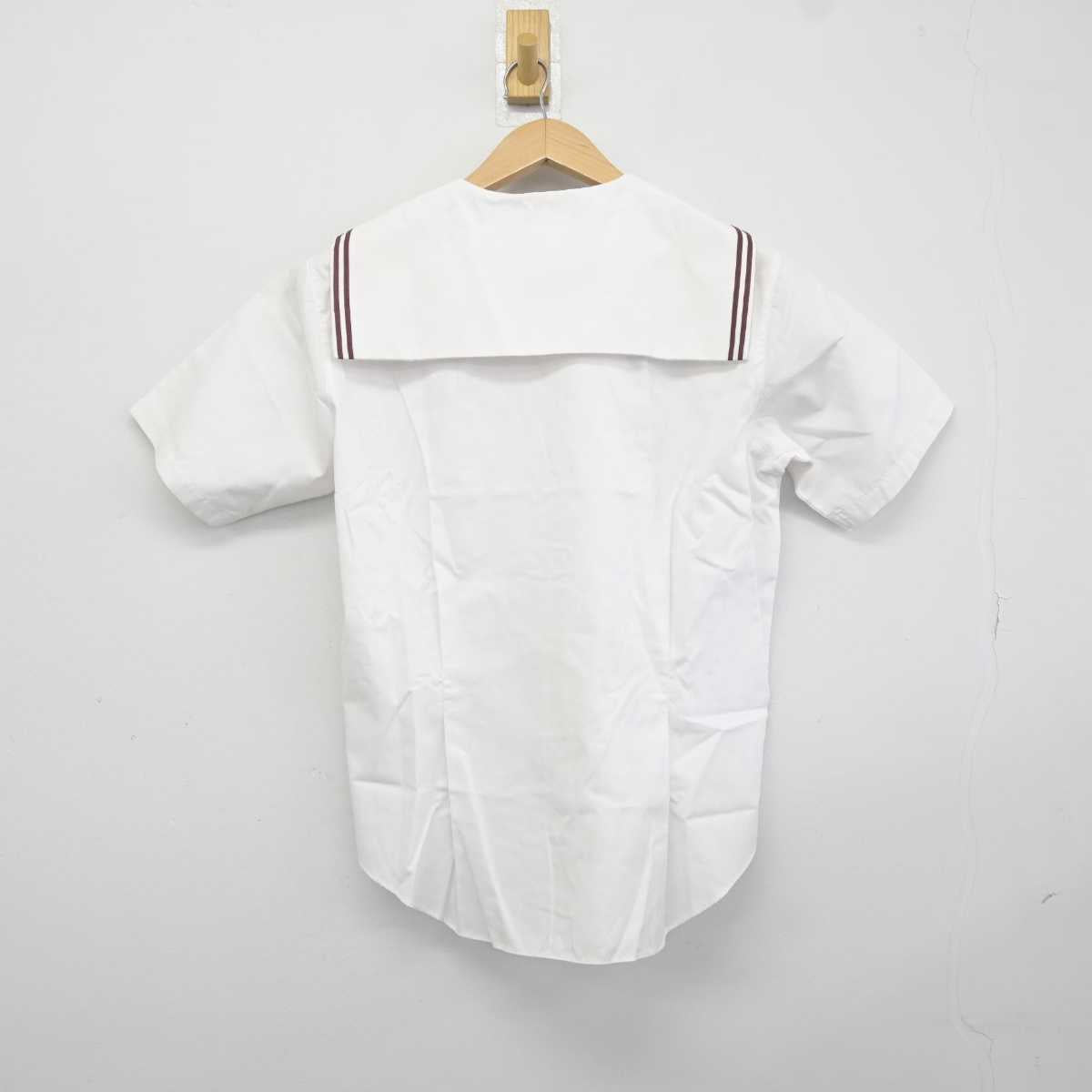 【中古】群馬県 共愛学園中学校 女子制服 2点 (セーラー服) sf040922