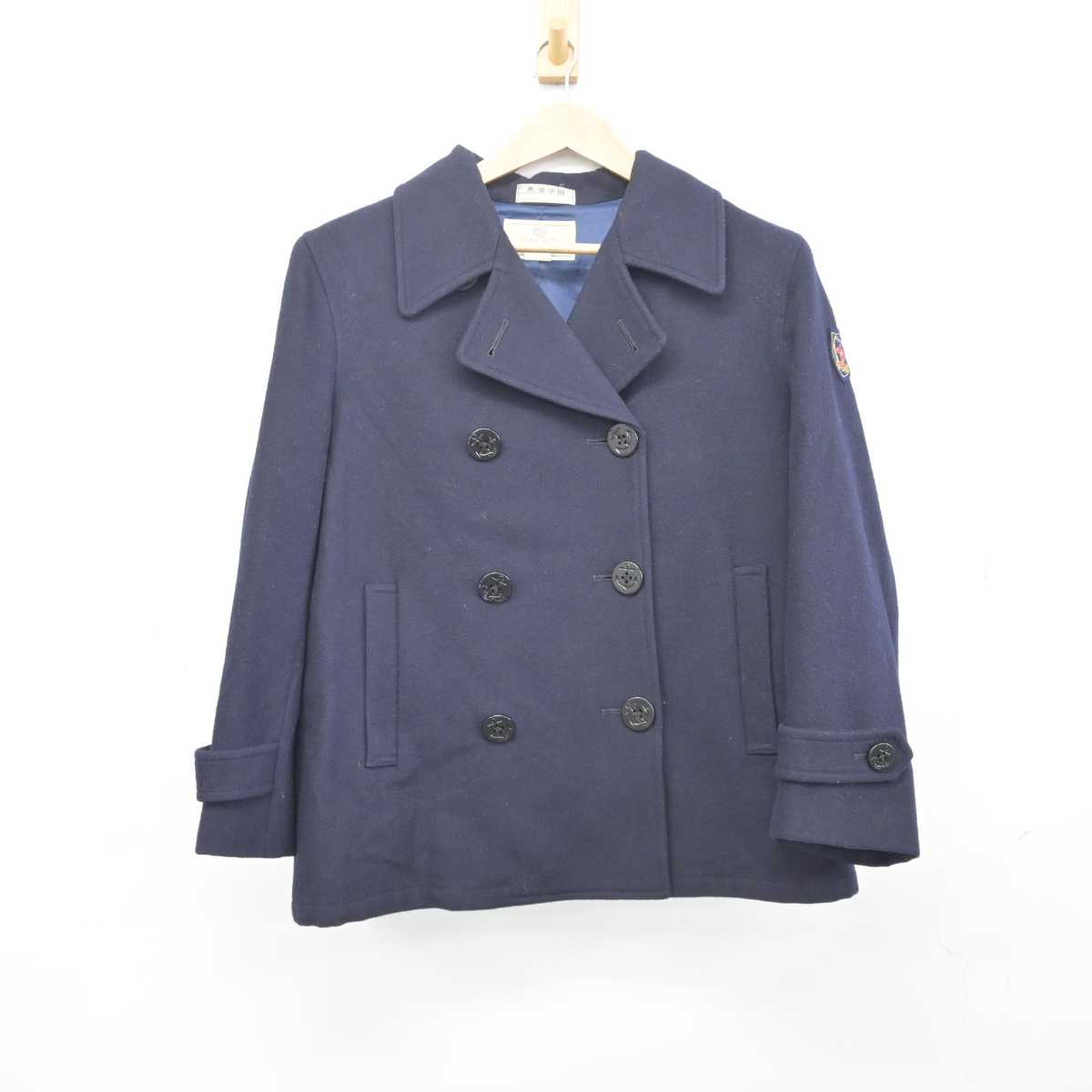 【中古】群馬県 共愛学園高等学校 女子制服 1点 (コート) sf040924