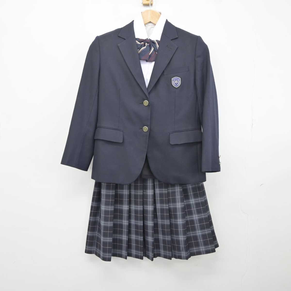 【中古】東京都 中台中学校 女子制服 4点 (ブレザー・シャツ・スカート) sf040928