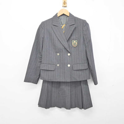 【中古】東京都 錦城高等学校 女子制服 4点 (ブレザー・ベスト・スカート) sf040936