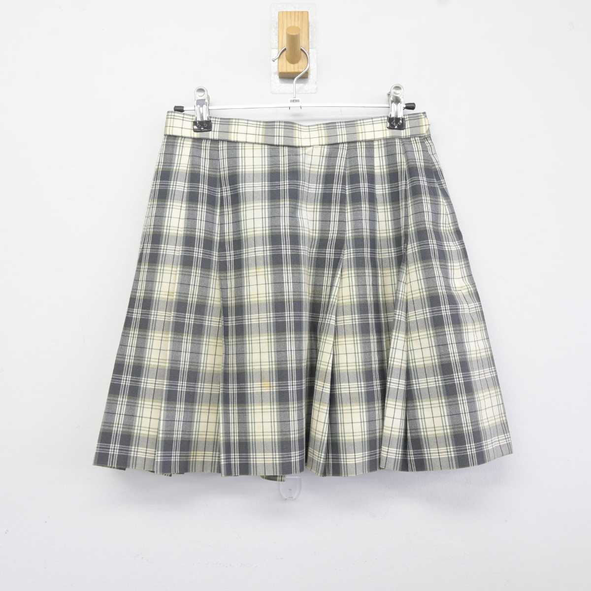 【中古】東京都 錦城高等学校 女子制服 3点 (ニット・スカート) sf040939