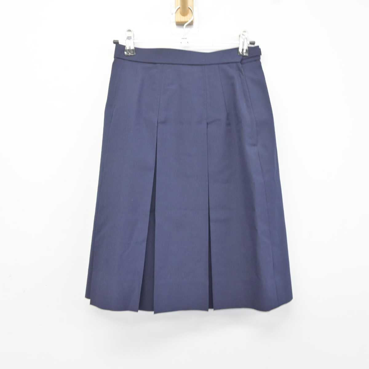 【中古】神奈川県 飯島中学校 女子制服 2点 (ベスト・スカート) sf040947