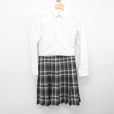 【中古】神奈川県 平塚中等教育学校 女子制服 3点 (シャツ・シャツ・スカート) sf040955